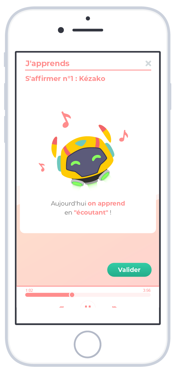 Different podcasts with themes