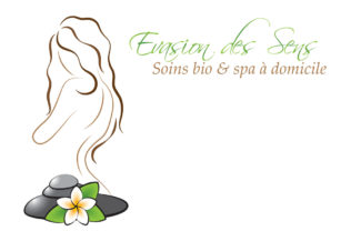 Logo of the beautician at home "Evasion des sens"
