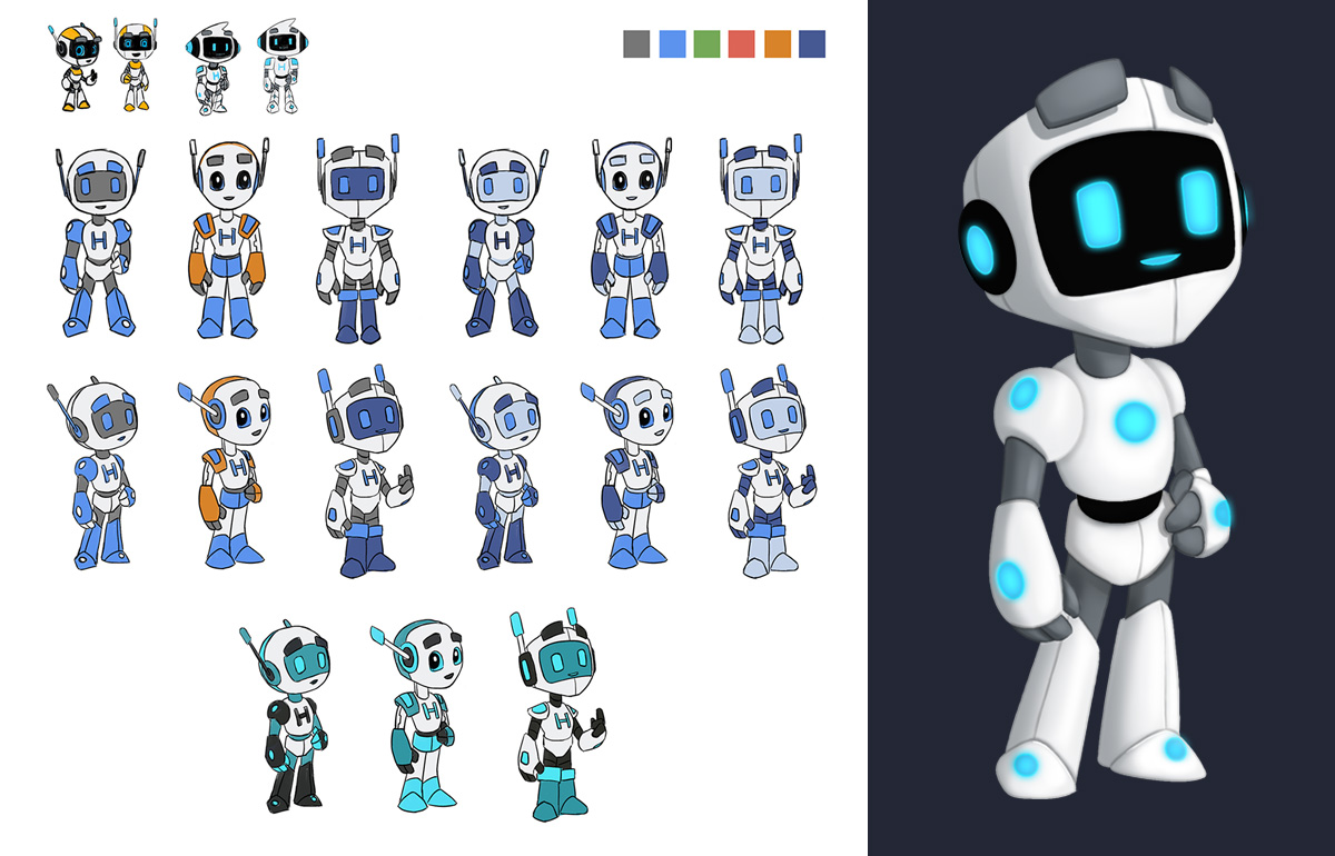 Research and final design of the mascot